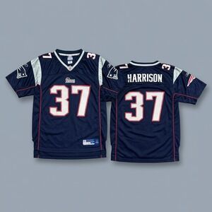 Vintage Reebok New England Patriots Rodney Harrison #37 Jersey Youth L 14-16
